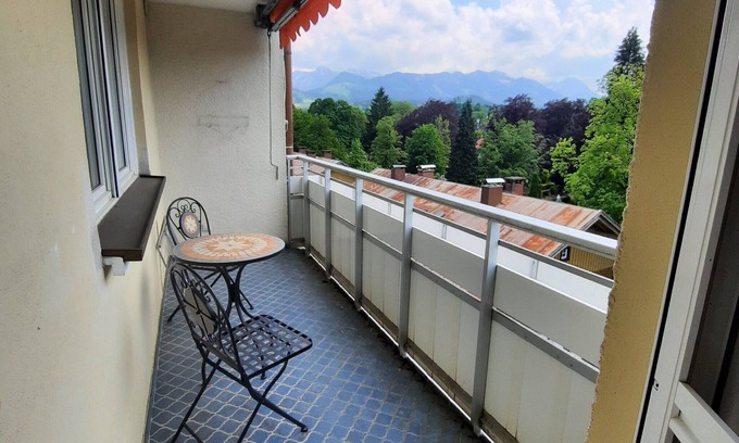 Sonthofen Apartment | Apartment 'Allgäu Auszeit' with Balcony and Wi-Fi