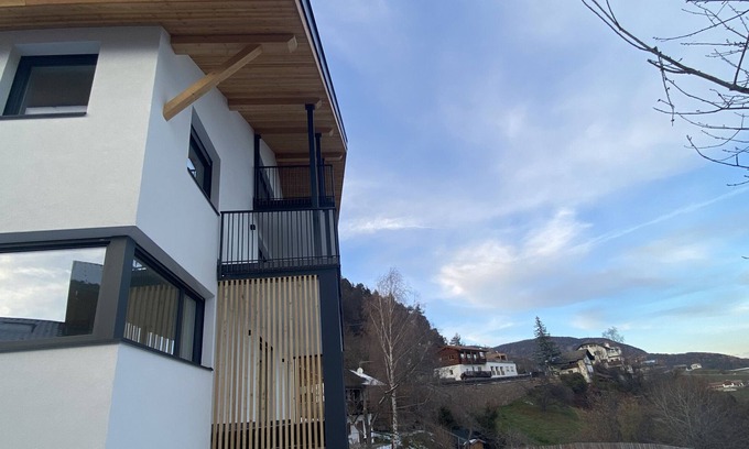 Longomoso Apartment | Apartment "Alpenglow Cara" with Mountain View, Private Terrace & Wi-Fi