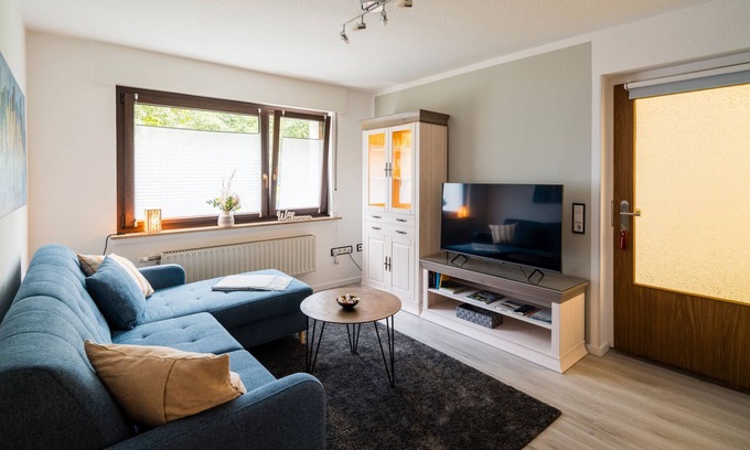 Meinerzhagen Apartment | Apartment 'An Der Volme' with Shared Terrace, Shared Garden and Wi-Fi