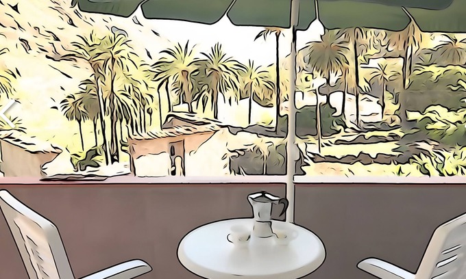 Valle Gran Rey Apartment | Apartment 'Apartamento Nayara D' with Sea View, Private Terrace and Wi-Fi