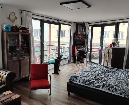 Podoli Apartment | Apartment Big Windows