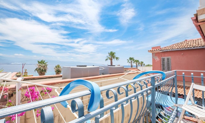Province of Messina Apartment | Apartment 'Blu Paradise' with Sea View, Wi-Fi and Air Conditioning