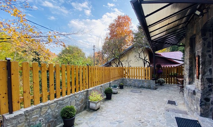 Sinaia Apartment | Apartment Carol private yard with barbeque and parking
