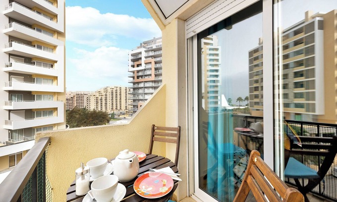 Praia da Rocha Apartment | Apartment "Casa Azul" with Sea View, Balcony & Wi-Fi