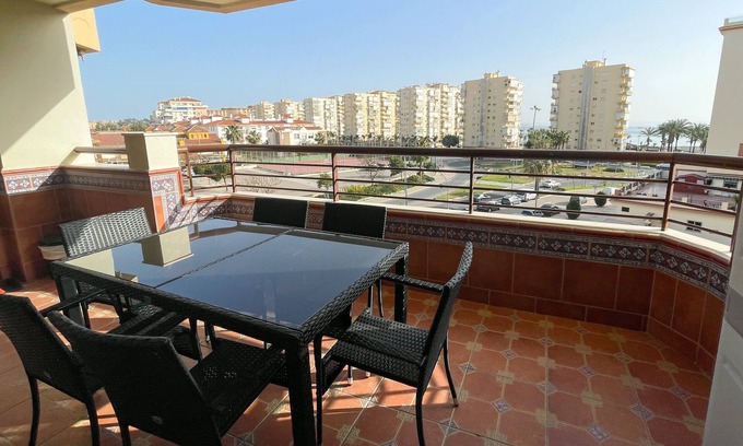 Algarrobo Apartment | Apartment 'Casa Dulia' with Sea View, Wi-Fi and Air Conditioning