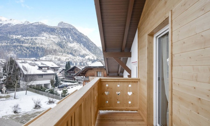 Moena Apartment | Apartment "Ciasa Christina - Attic" with Wi-Fi, Balcony & Mountain View