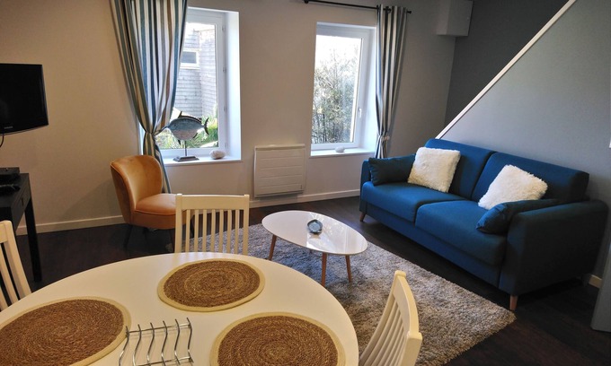 Portbail Apartment | Apartment-Ensuite with Shower-Terrace-ISLE 3