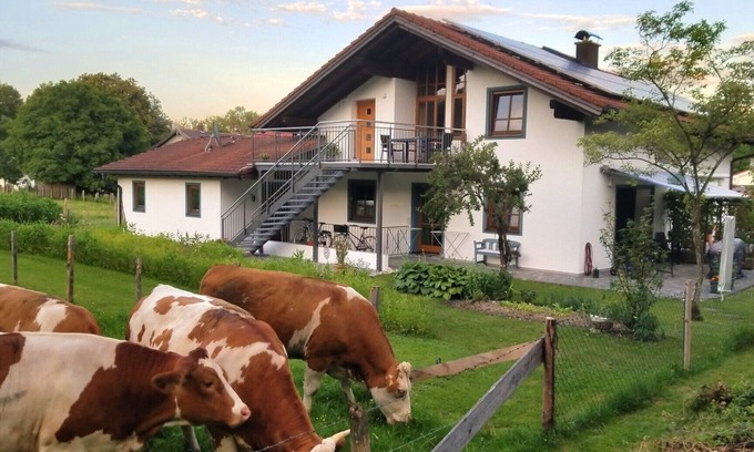 Ainring Apartment | Apartment 'Exklusiv Hinterreiter' with Mountain View, Wi-Fi and Air Conditioning
