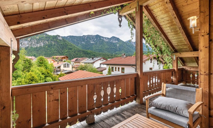 Inzell Apartment | Apartment 'Falkenstein' with Mountain View, Balcony and Wi-Fi