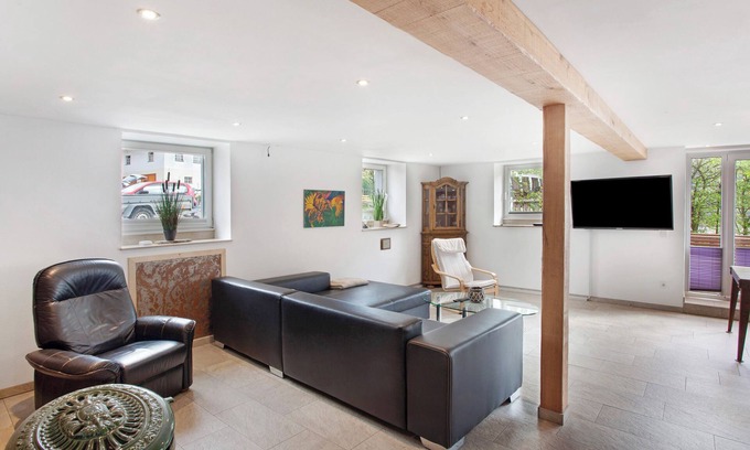 Kirchhundem Apartment | Apartment 'Ferienwohnung Am Marienbach' with Shared Terrace and Wi-Fi