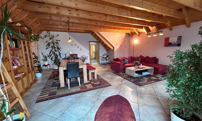 Stockach Apartment | Apartment 'Ferienwohnung am Rosenberg' with Shared Garden, Wi-Fi and Air Conditioning