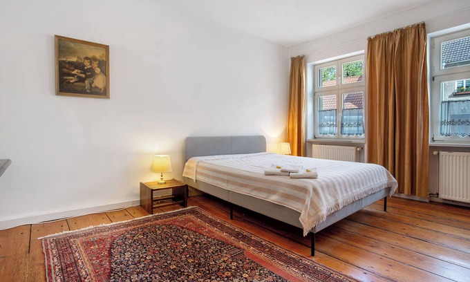 Lychen Apartment | Apartment 'Ferienwohnung Nr 3' with Shared Terrace, Shared Garden and Wi-Fi