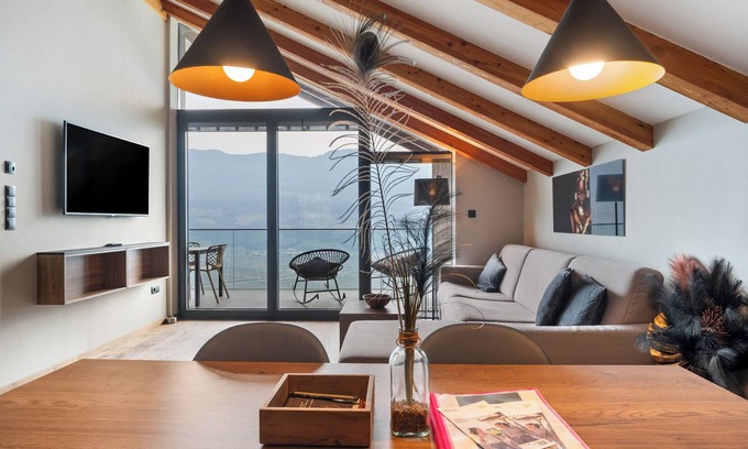 Marlengo Apartment | Apartment 'Franziska' with Mountain View, Shared Pool and Wi-Fi