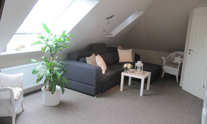 Rieseby Apartment | Apartment 'Gretchen' with Shared Terrace, Shared Garden and Wi-Fi