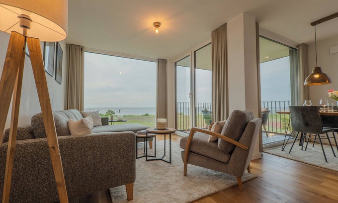 Marienleuchte Apartment | Apartment Heimathafen - sea view. Sauna. Exclusive.