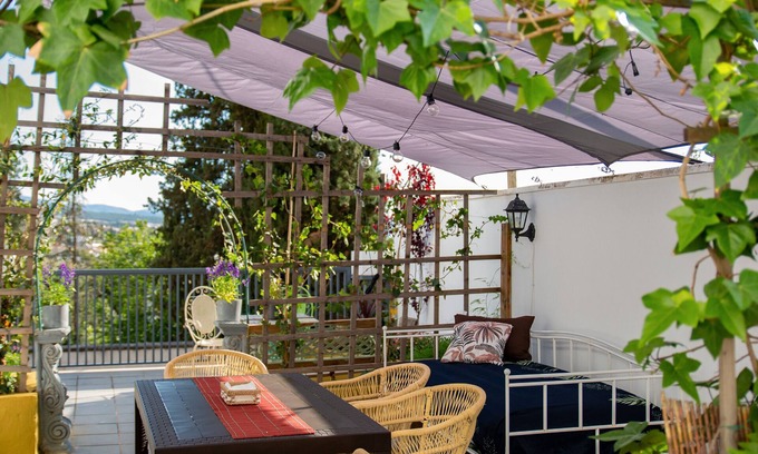 Barrio de la Vega Apartment | Apartment 'Mai' with Mountain View, Private Terrace and Wi-Fi