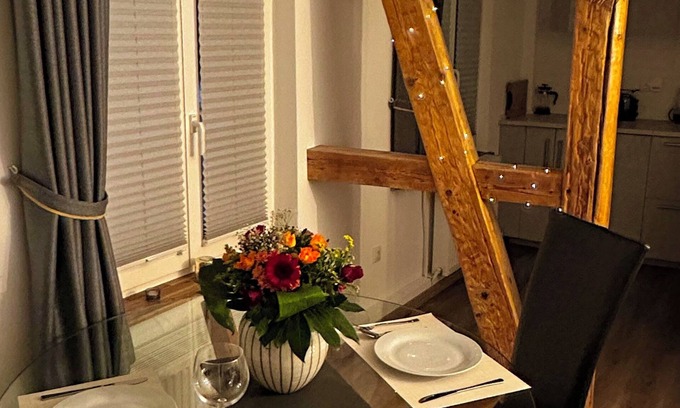 Goslar Apartment | Apartment Mauerblick central location Smart TV Washer-dryer equipped kitchen