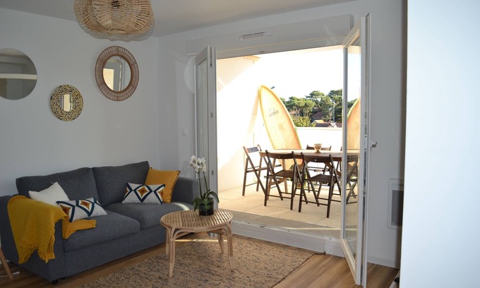 Lacanau-Ocean Apartment | Apartment near the beach and in the heart of town