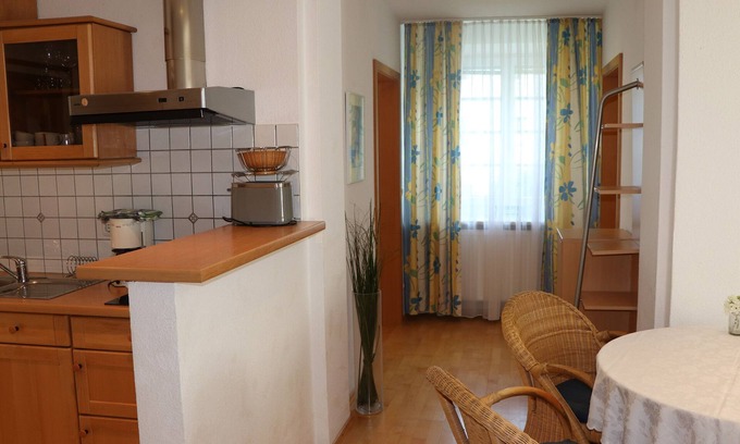 Bad Reichenhall Apartment | Apartment no. 1 Akelei 58 sqm with two bedrooms, two bathrooms and south-facing balcony