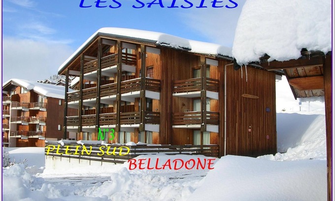 Les Saisies House | APARTMENT ON THE GROUND FLOOR FACING SOUTH NEAR THE SLOPES + PRIVATE PARKING