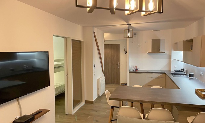 La Mongie Apartment | Apartment-Premium-Ensuite with Bath-Mountain view