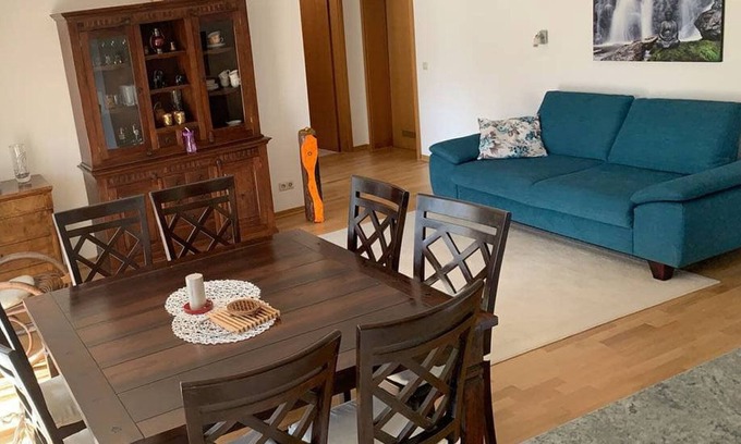 Bad Urach Apartment | Apartment 'Rosengarten, 65 Qm' with Mountain View, Balcony and Wi-Fi