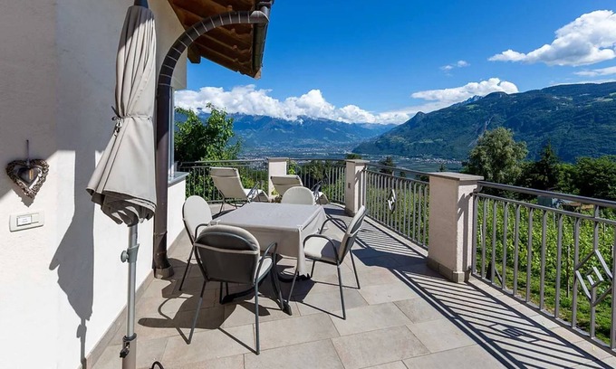 Tesimo Apartment | Apartment 'Wald' with Mountain View, Shared Pool and Wi-Fi