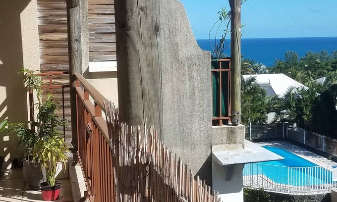 Manapany-les-Bains Apartment | Apartment with sea view terrace Manapany les Bains.