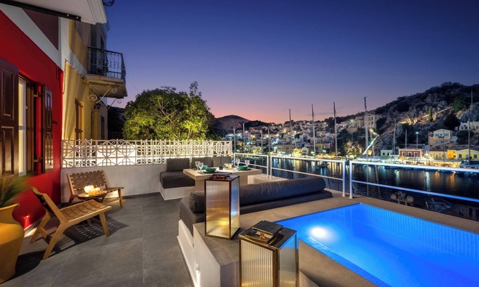 Symi Apartment | Apartment with sea view