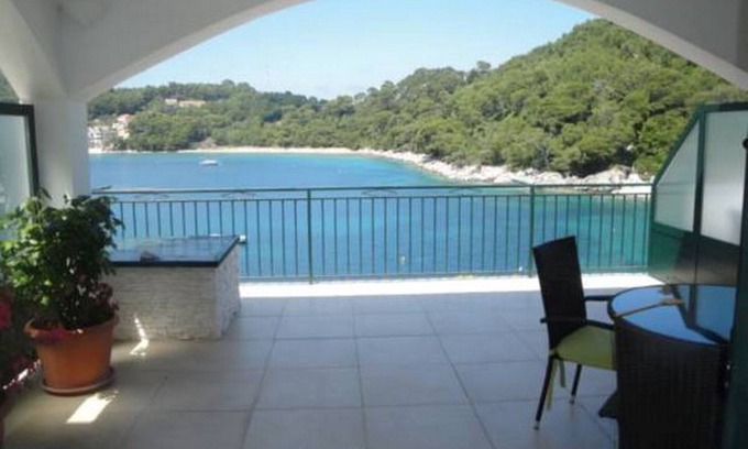 Saplunara Apartment | Apartments Posta - Comfort Studio with Balcony and Sea View
