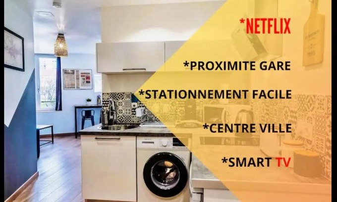 Saint-Roch - Badouillere - Chavanelle Apartment | Appart'Hotel La Cité Des Affaires Centre ville,Gare