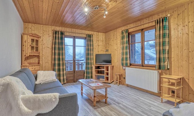 Megeve Apartment | Appartement Confort 2 Pièces avec Balcons, à 300m du Centre de Megève et Télécabine - FR-1-453-92
