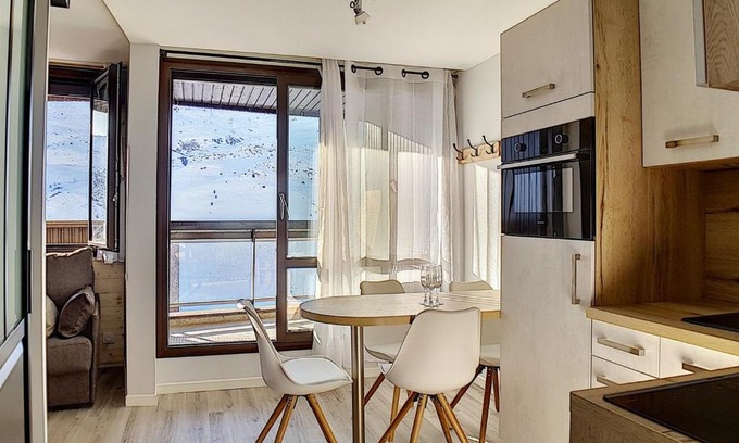 Reberty Apartment | Appartement rénové avec coin montagne, accès direct aux pistes, balcon - Reberty 1850 - FR-1-344-976