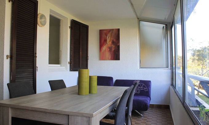 Les Sablettes Apartment | Appartement T2 Coquet et Frais à 200m de la Plage des Sablettes