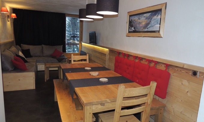 Arc-1800 Apartment | Appt 60 m² 8/10 - skis - Lauzières arc 1800 south
