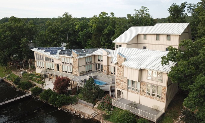 Osage Beach House | Architectural Wonder in Heart of Osage Beach w/Private Dock, Hot Tub & kayaks