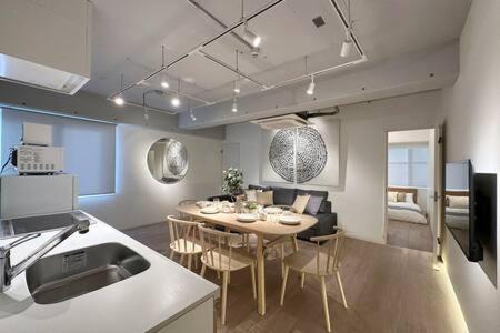 Hiroshima City Centre Apartment | Art Bldg by b hotel - Modern 2BR City Center for 8ppl