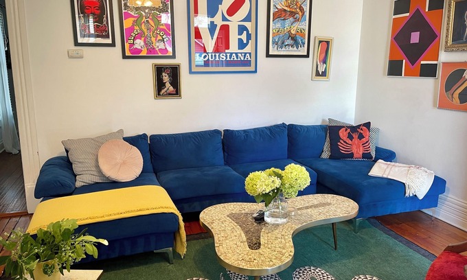 German Village House | Art filled German Village House. Double lot fenced in yard with 2 car garage
