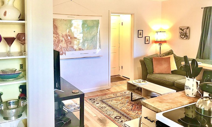Rose Park House | Art Moderne Bungalow -Private Home with Fenced Yard close to Downtown & U of M.