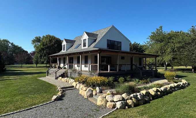 Tiverton House | Artisan-built, 4-bedroom in coastal RI, tucked bw Seekonk River & Seapowet Marsh