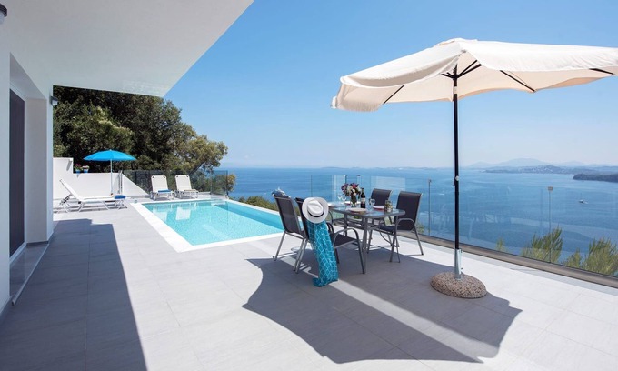 Pirgi Villa | Astounding Corfu Villa | 2 Bedrooms | Villa Clara | Seaviews