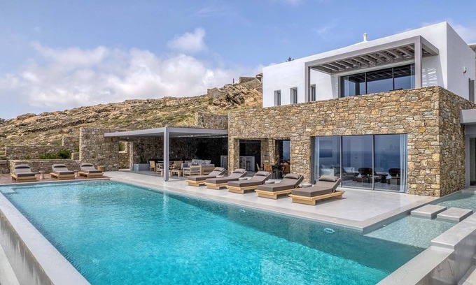 Elia Villa | Astounding Mykonos Villa | 6 Bedrooms | Villa Brandy | Private Infinity Pool &.