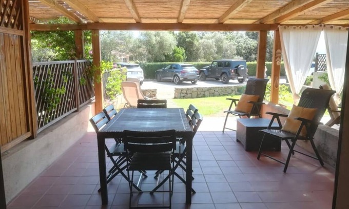 Capo d'Orso Apartment | At 250 m from the sea two-room apartment with veranda and garden