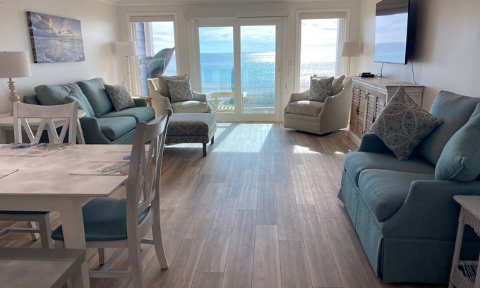 West Panama City Beach House | AWESOME BEACHFRONT townhouse! RENOVATED, Spectacular VIEWS! Pet Friendly!