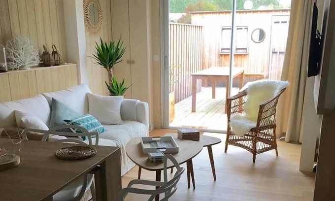 Cap-Ferret Apartment | B27 - Duplex apartment with terrace center cap Ferret for 4: ultra cute!