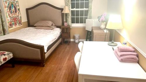 Naperville House | B4 A private room in Naperville downtown with desk and Wi-Fi near everything