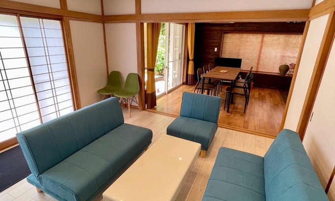 Okawa House | BBQwood deckstarry skyhouse surrounded by green/Kamo-gun Shizuoka