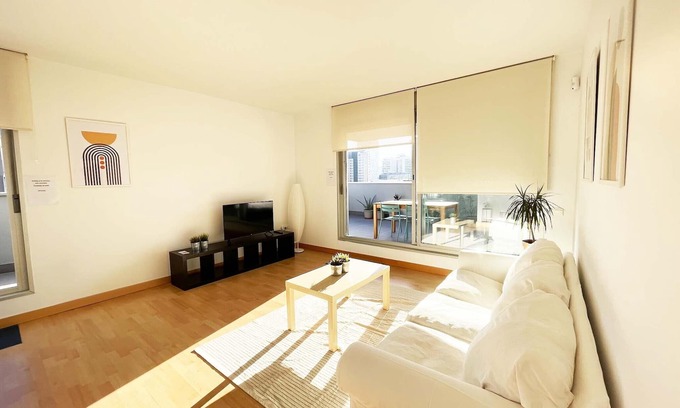 Sant Adria de Besos Apartment | Beach & Culture Barcelona Port Forum Penthouse Apartment
