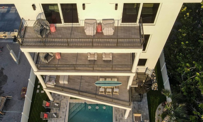Treasure Island House | Beach One: Style Meets the Shore w/Pool and Spa