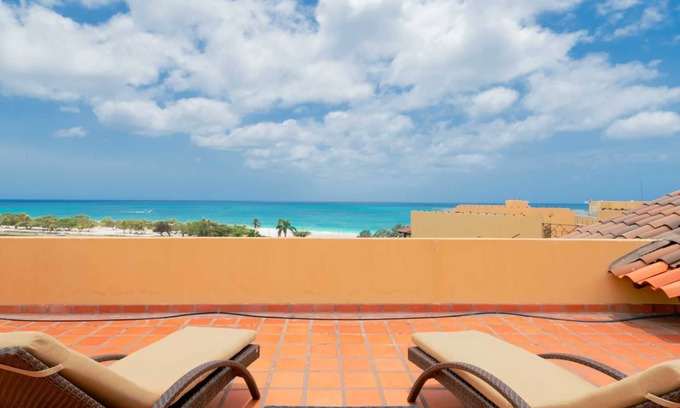 Oranjestad-West Condo | Beachfront - Surround View 4BR Penthouse - P516